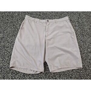 Johnnie O Shorts Mens 34 Calcutta Prepformance‎ Golf Casual Stretch Gray Khaki